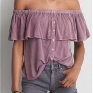 Off the shoulder shirt
